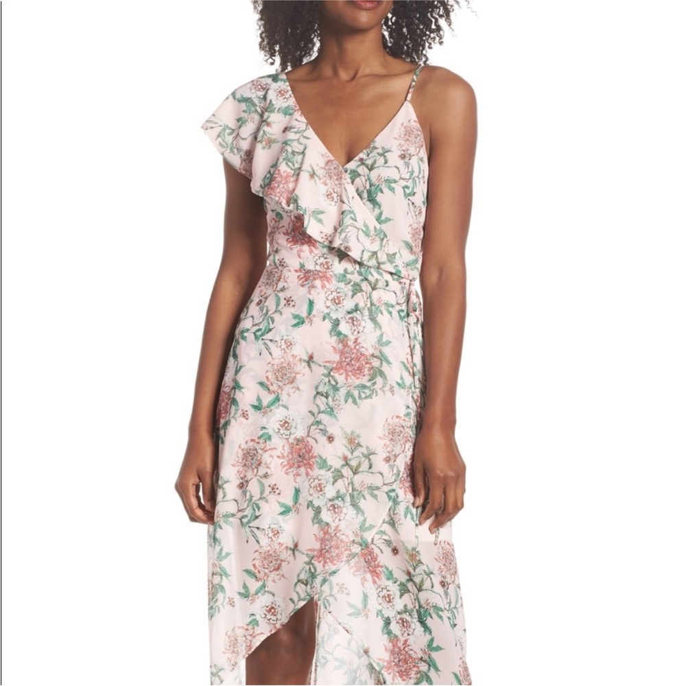 Adelyn Rae Floral Hi Low‎ dress